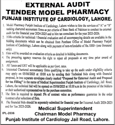 EXTERNAL-AUDIT-TENDER-MODEL-PHARMACY