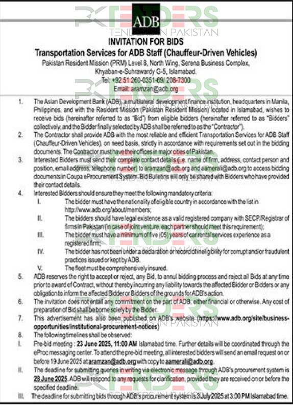 Tenders-in-Pakistan