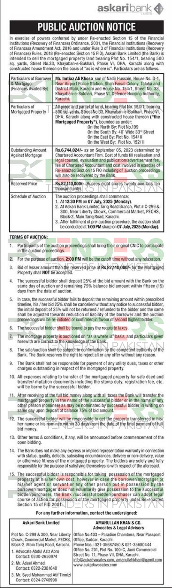 tenders-in-pakistan